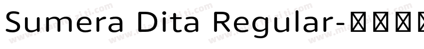 Sumera Dita Regular字体转换